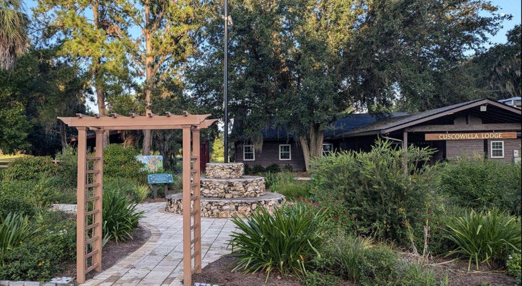 Cuscowilla is south of Gainesville and offers a great space for smaller weddings.