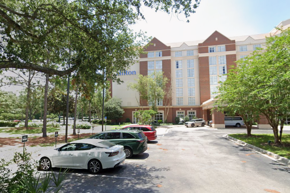 Hilton University of Florida Conference Center is located next to UF off SW 34th St and features a ballroom and some other spaces that are great for Gainesville weddings.